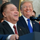 Donald Trump and Broadcom CEO Hock Tan at the White House in November 2017.``